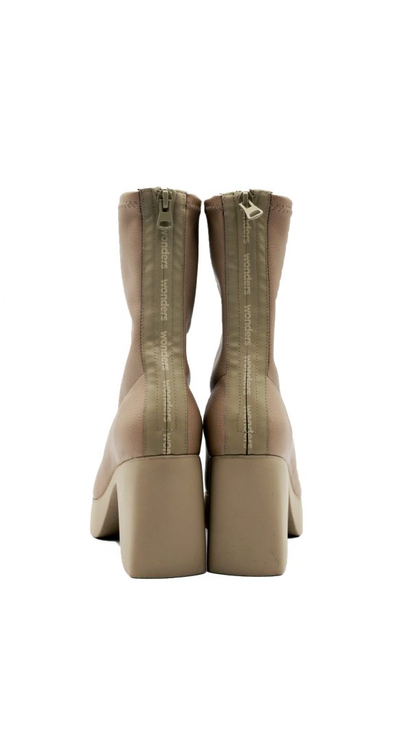 H-4925 CAMELUS TAUPE STIVALETTO TACCO MEDIO DONNA – WONDERS - immagine 4