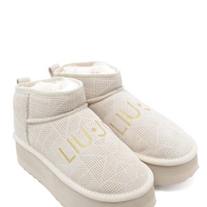 JANE 01 ANKLE BOOT PERFORATED SAND PELLICCIA – LIU JO