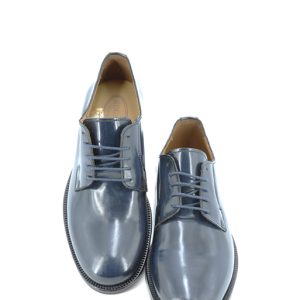 PIANTA6 ABRASIVATO BLU DERBY SCARPE ELEGANTI UOMO – ROGAL’S